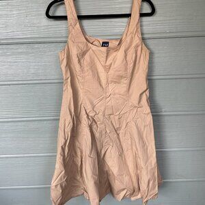 GAP Khaki Pleated Dress
